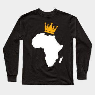 African King, African Queen, Africa, Crown Long Sleeve T-Shirt